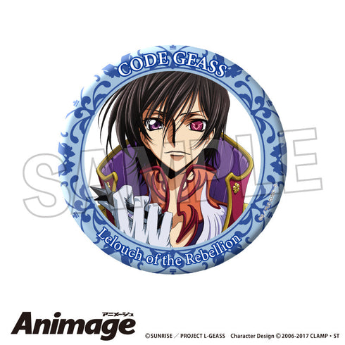 『コードギアス 反逆のルルーシュ』Animageギラギラ缶バッジ 大 G【202506再販】